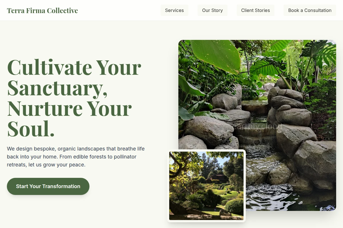 Organic Garden Design
